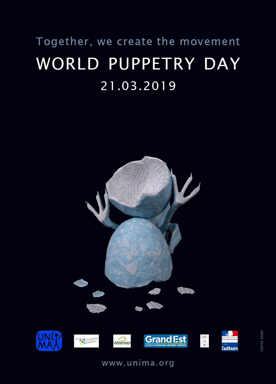 World Puppetry Day 2019 – oficiálny plagát UNIMA